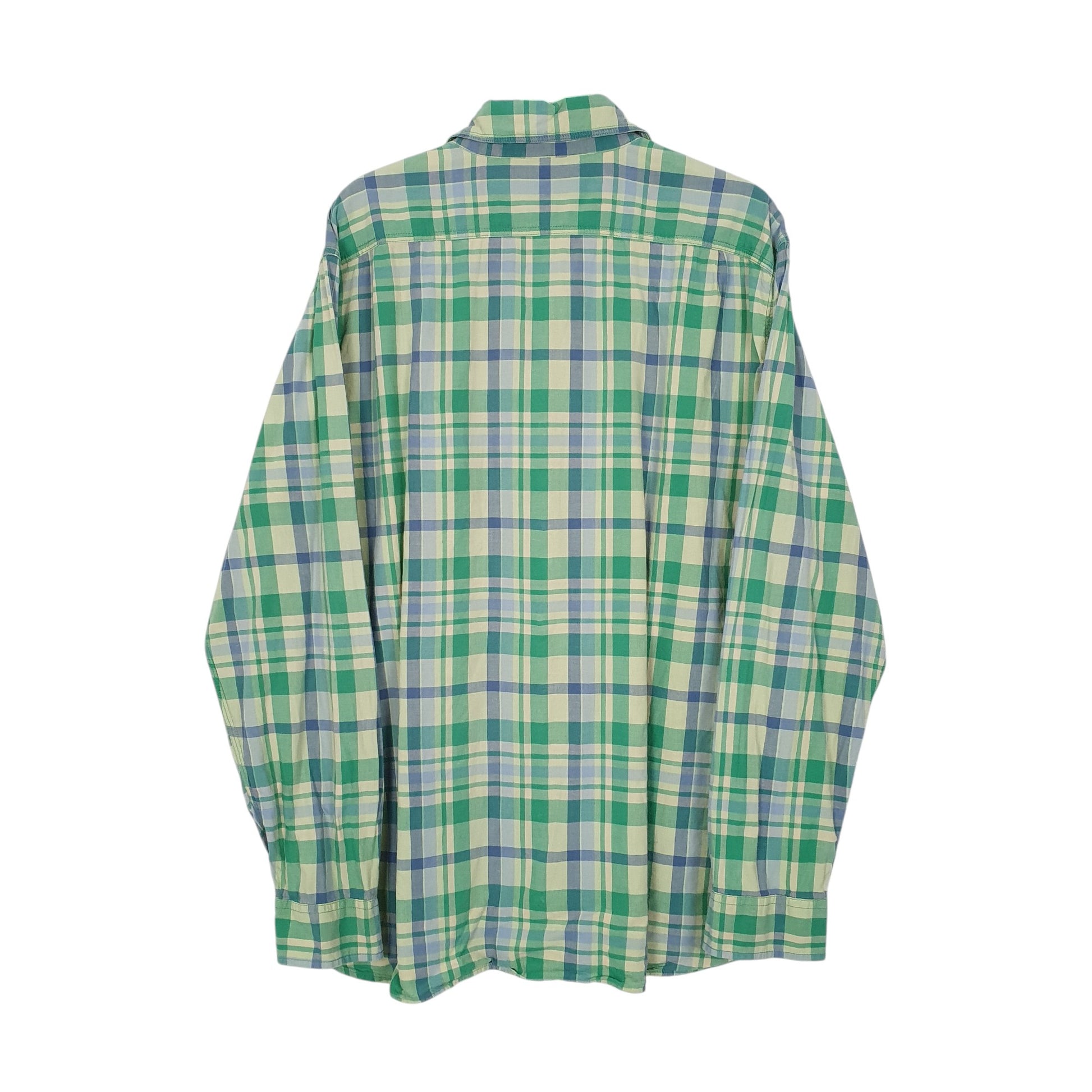 Mens Green L.L.Bean  Long Sleeve Shirt