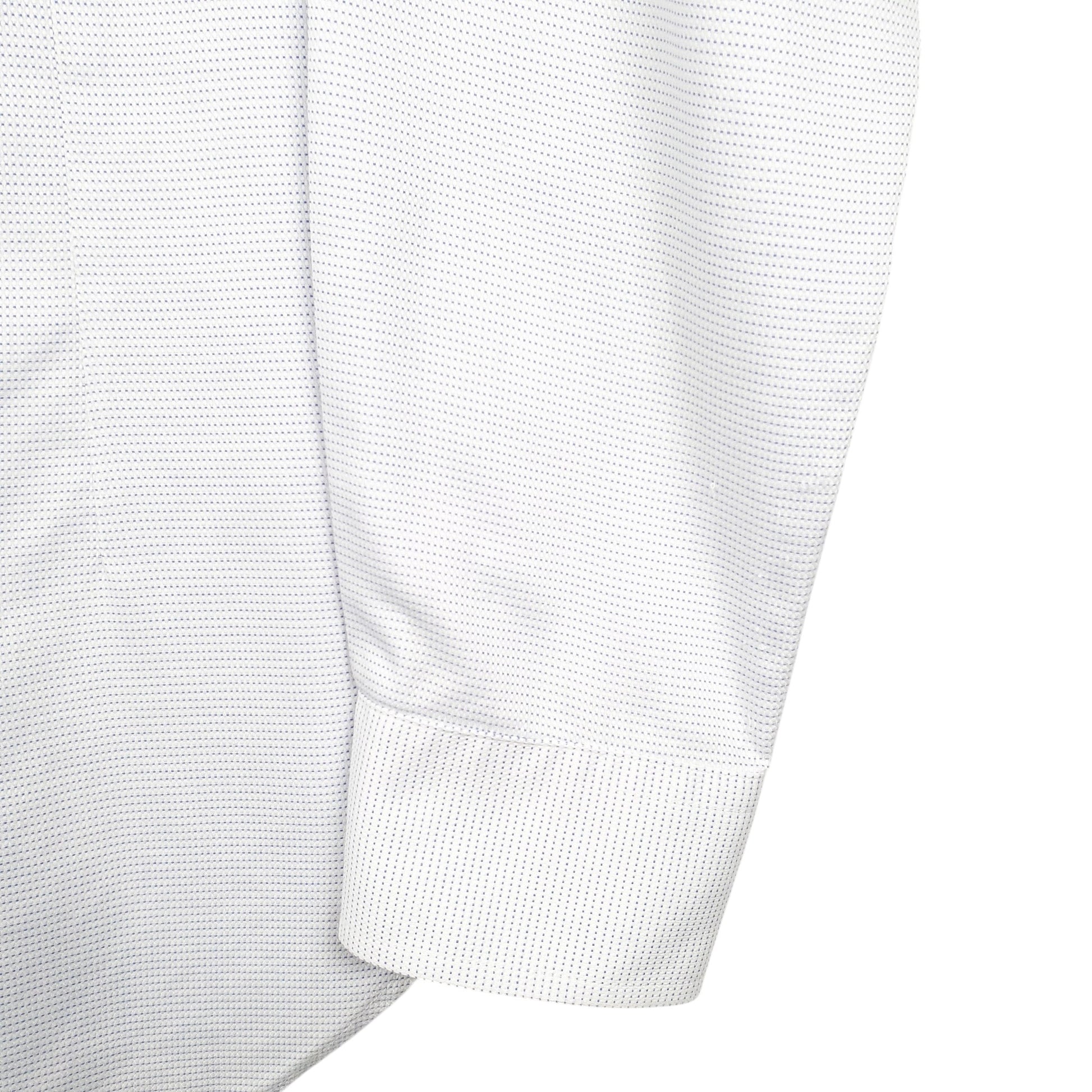 Mens White Moss Tailored London Long Sleeve Shirt