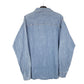 Mens Blue Levis Denim Jeans Overshirt Shacket Long Sleeve Shirt