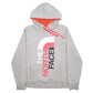 Womens Grey The North Face Spellout Hoodie Jumper