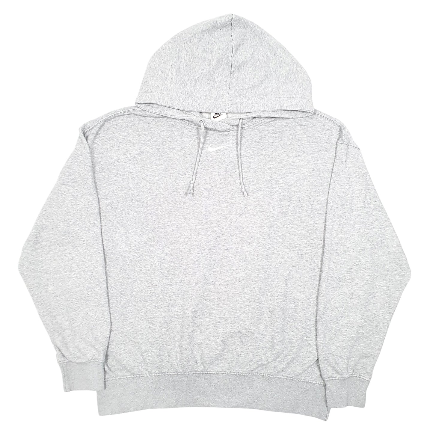 Mens Grey Nike Baggy Oversized Hoodie Jumper