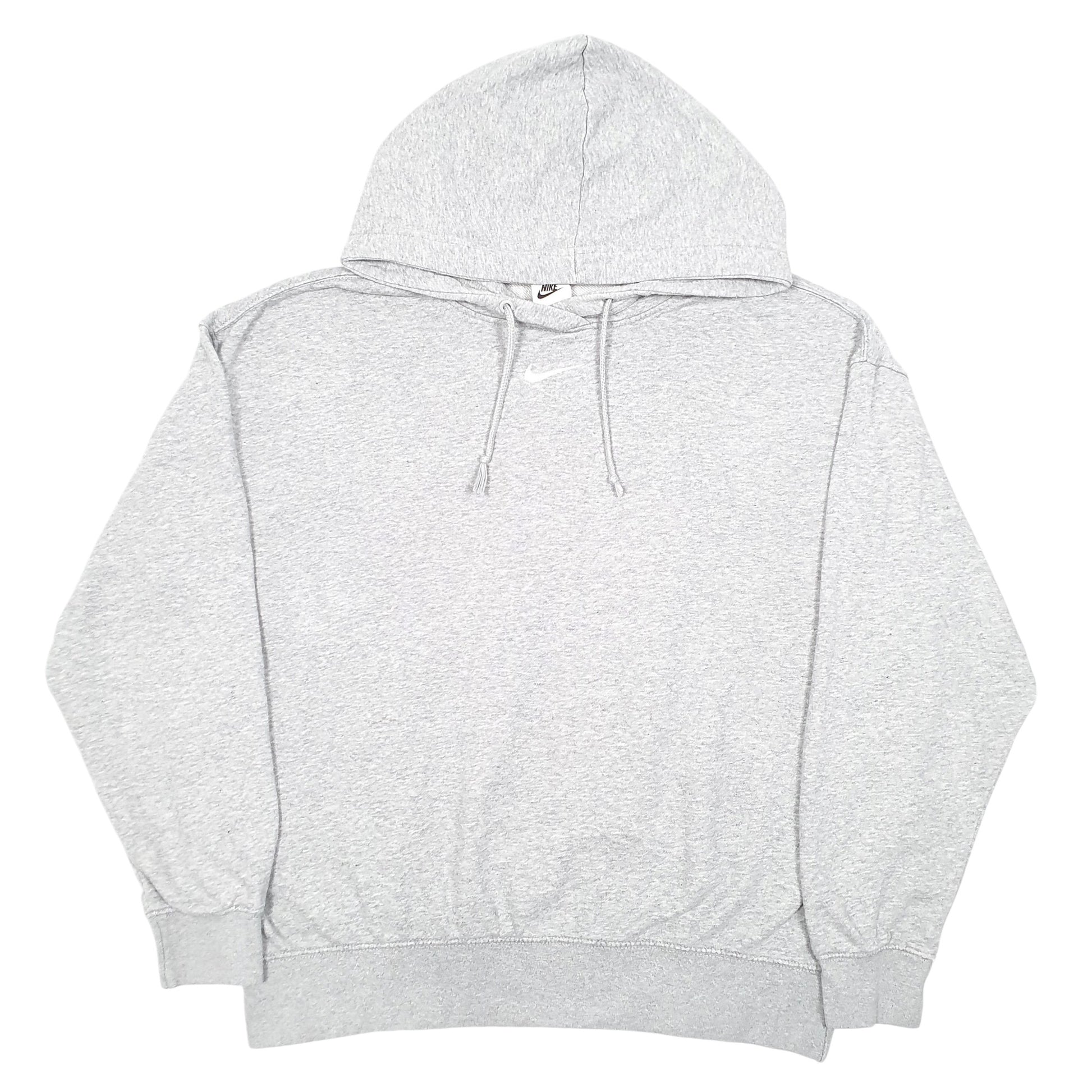 Mens Grey Nike Baggy Oversized Hoodie Jumper