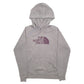 Womens Grey The North Face Spellout Hoodie Jumper