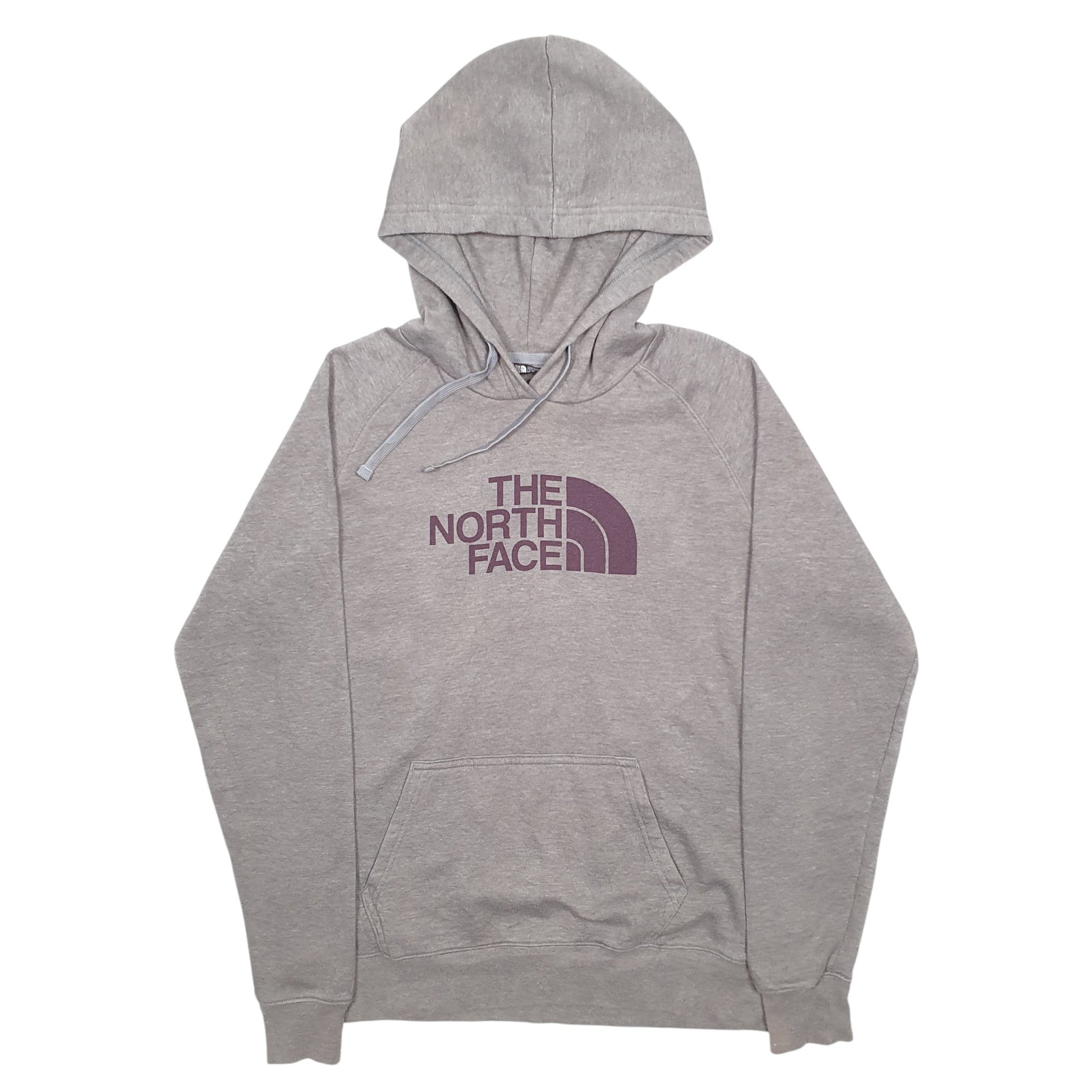 Womens Grey The North Face Spellout Hoodie Jumper