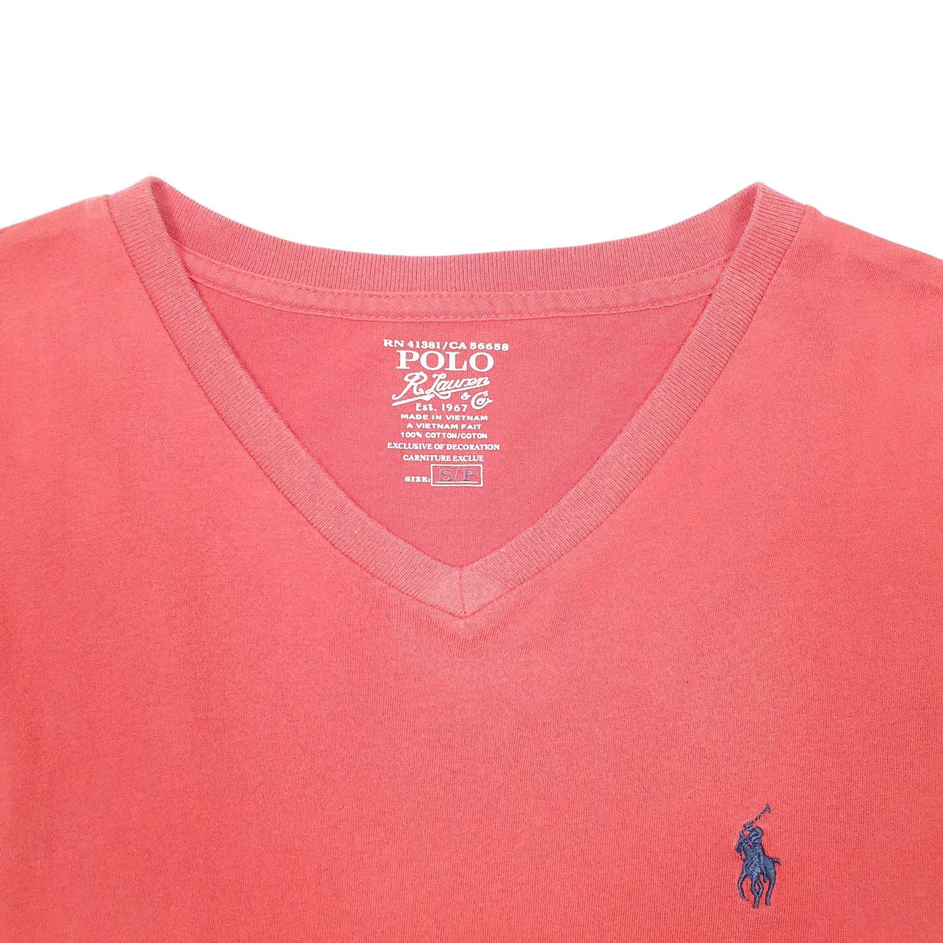 Mens Red Polo Ralph Lauren  Short Sleeve T Shirt