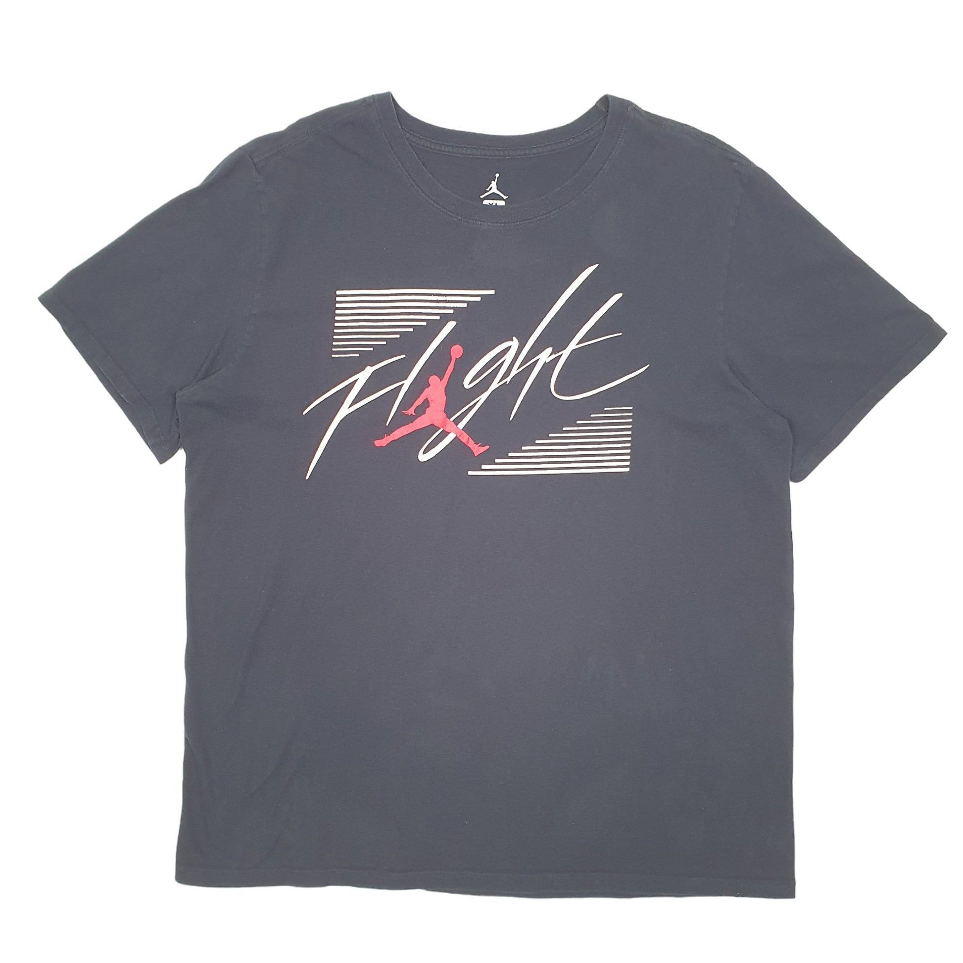 Mens Black Nike Flight Air Jordan Short Sleeve T Shirt