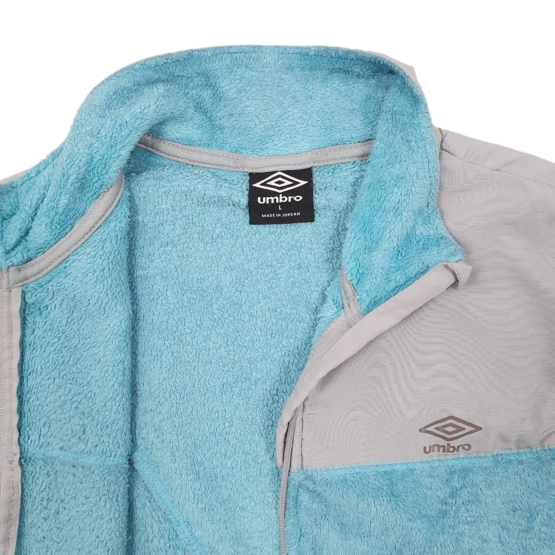 Womens Blue Umbro  Full Zip Jumper