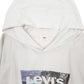 Womens White Levis  Hoodie Jumper