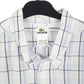Mens White Lacoste  Long Sleeve Shirt