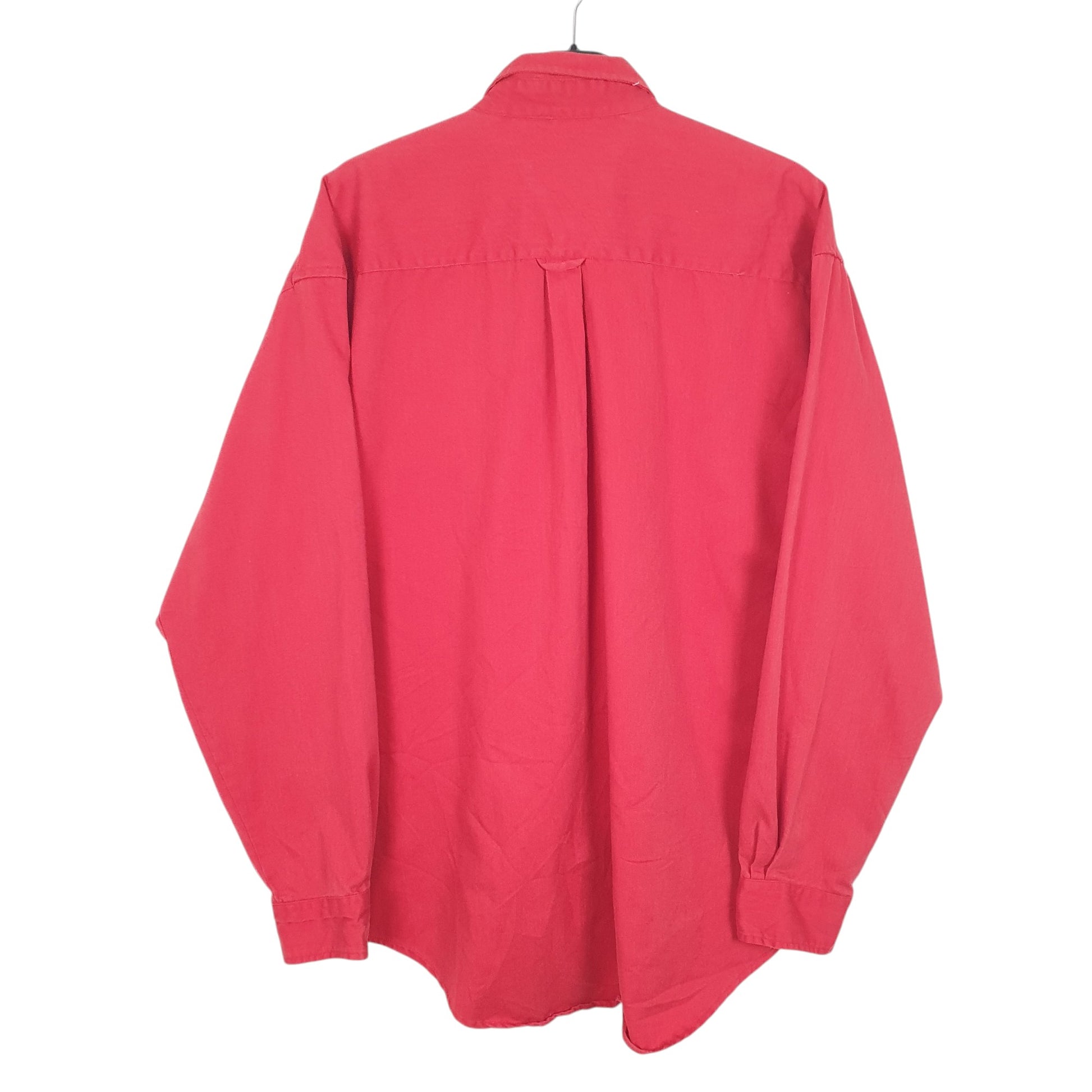 Mens Red Baresi Jeans Co  Long Sleeve Shirt