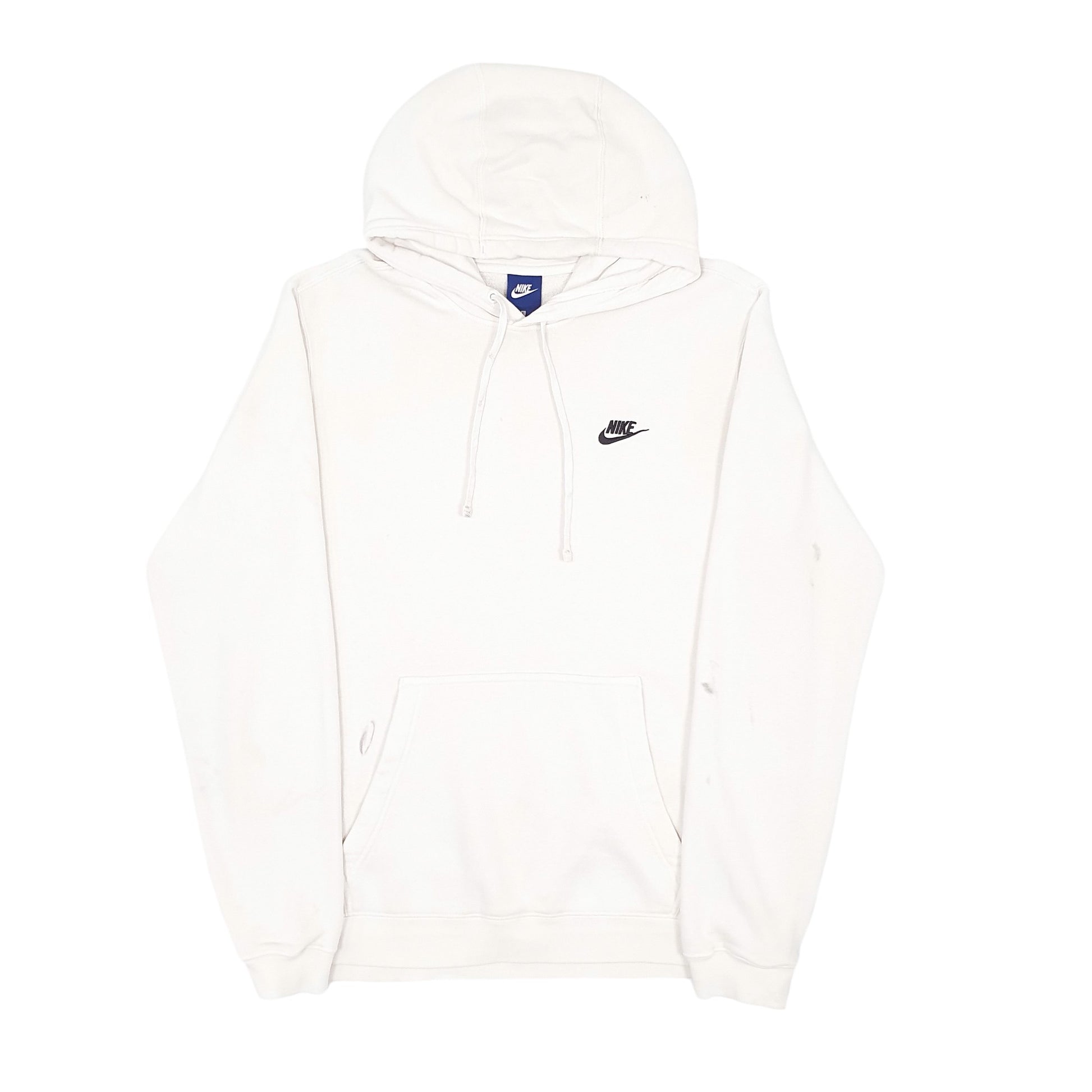 Mens White Nike  Hoodie Jumper