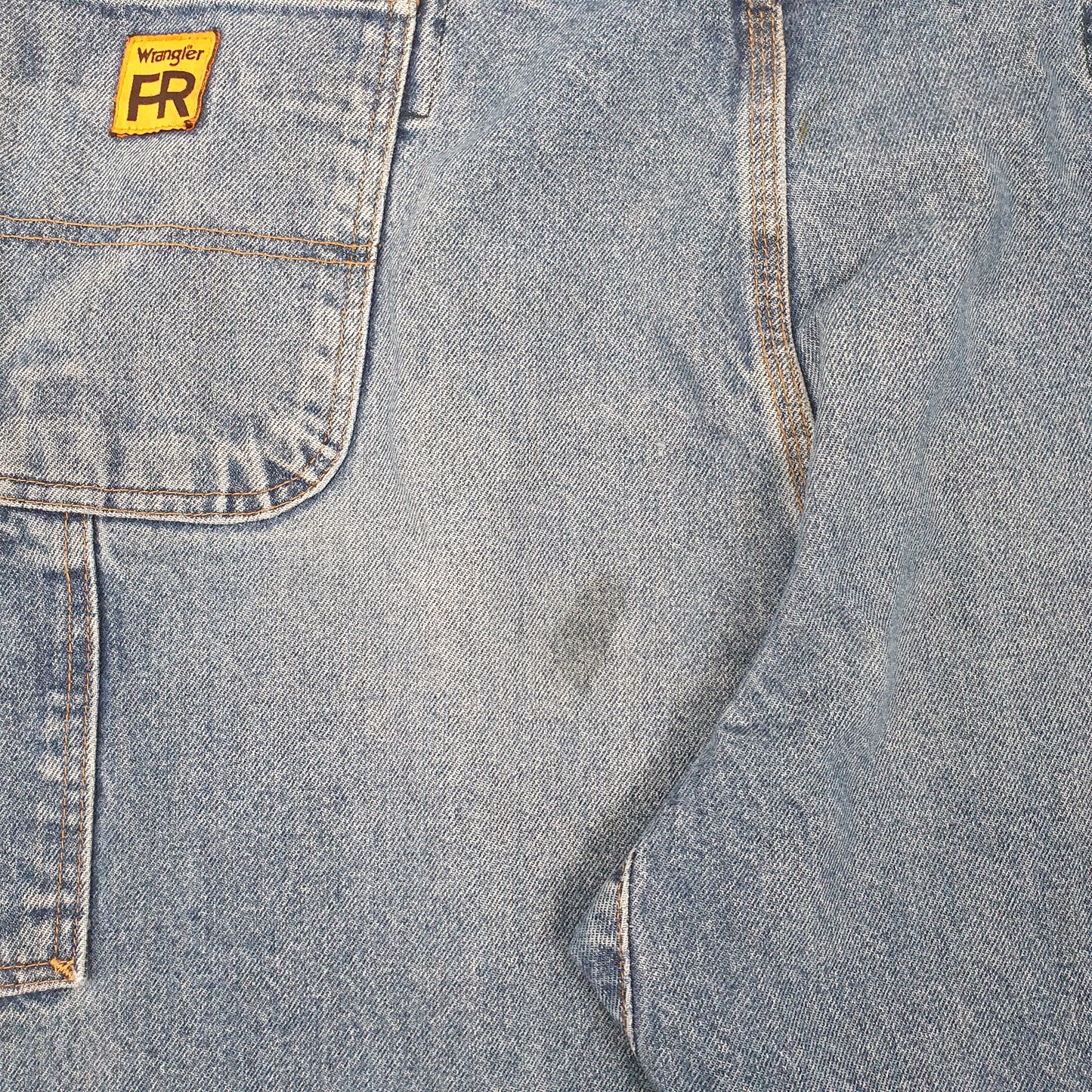 Mens Blue Wrangler Fire Resistant FR Riggs Workwear JeansW44 L30