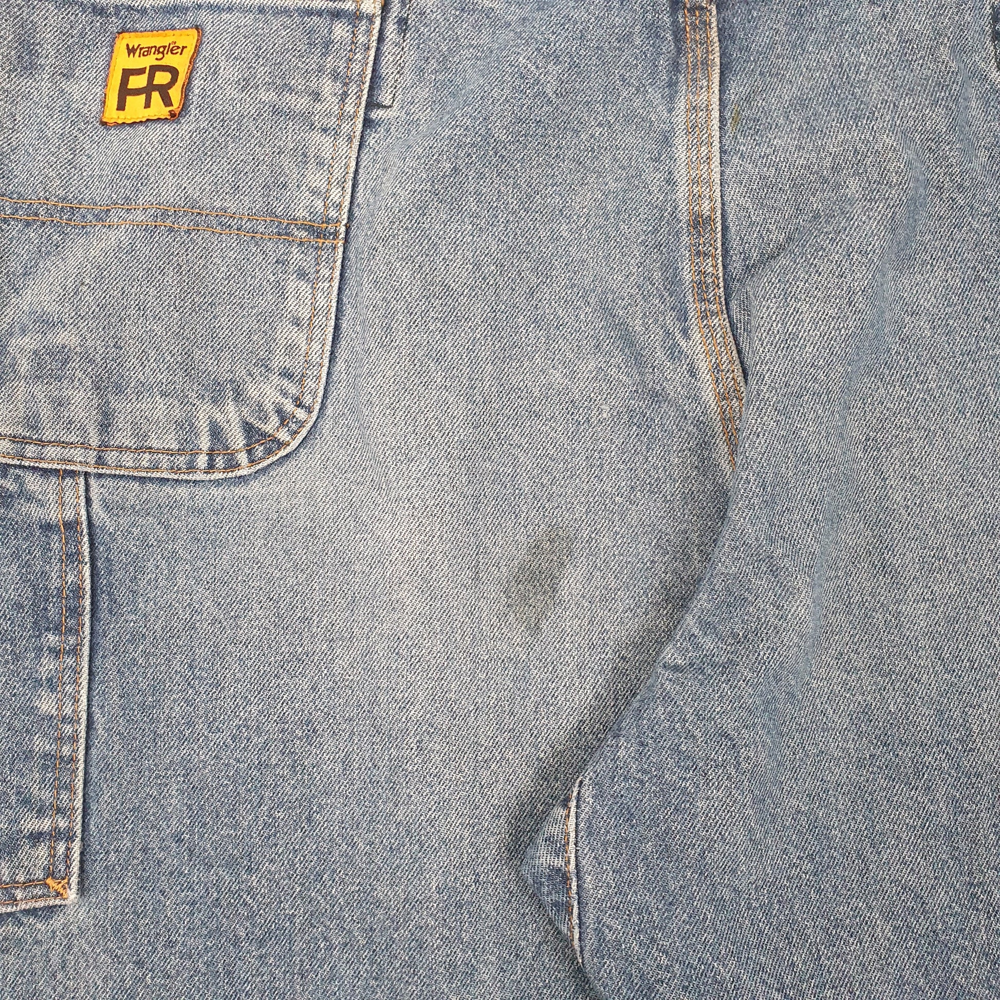 Mens Blue Wrangler Fire Resistant FR Riggs Workwear JeansW44 L30