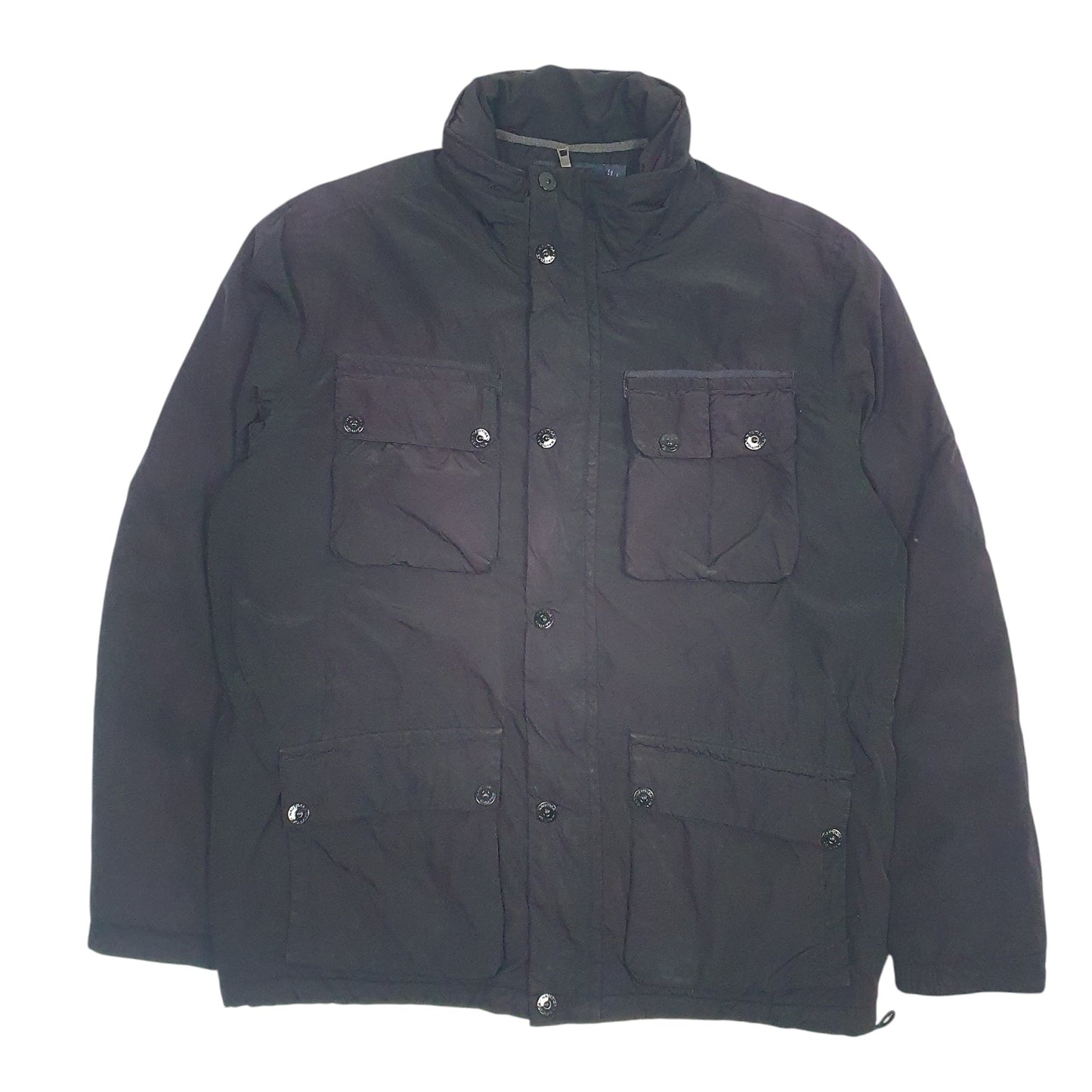 Mens Black Nautica   Coat