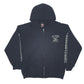 Mens Black Harley Davidson  Full Zip Jumper