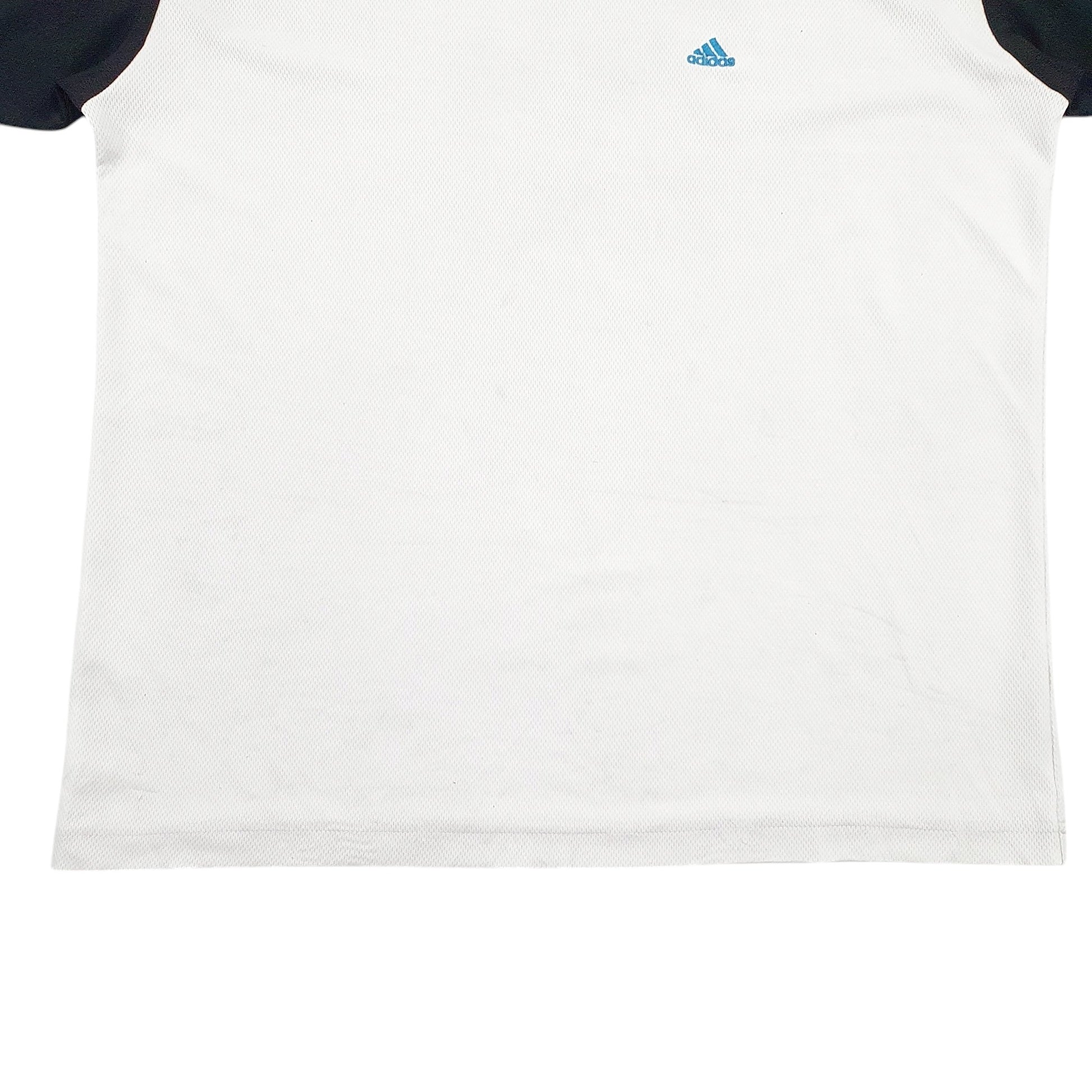 Mens Grey Adidas Vintage Short Sleeve T Shirt