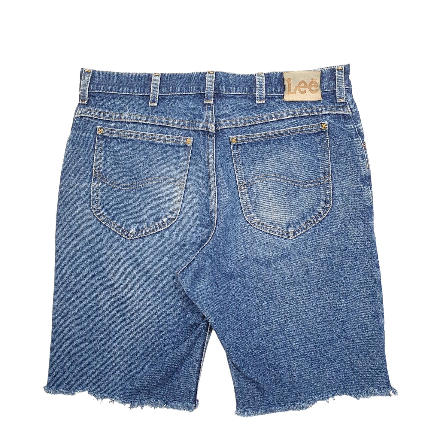 Mens Blue Lee  Denim Shorts