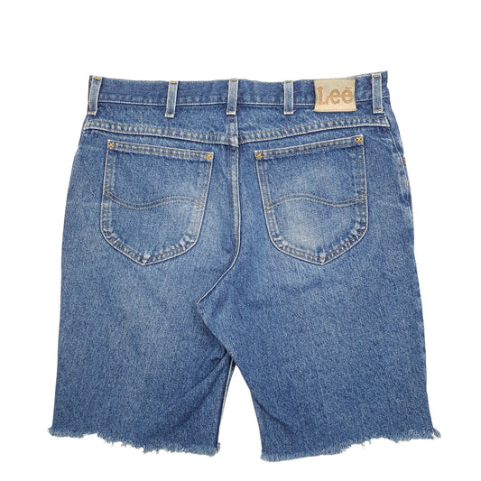 Mens Blue Lee  Denim Shorts