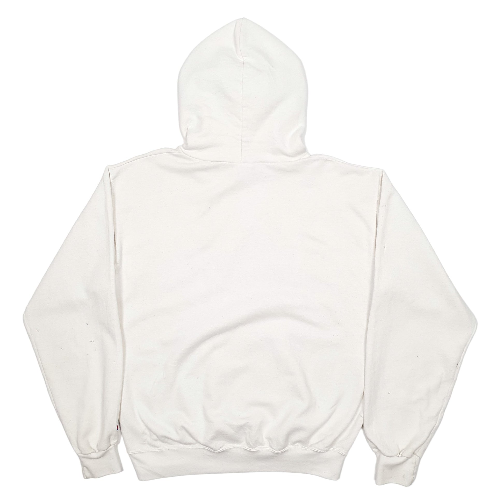 Mens White Champion Shark Hoodie Jumper