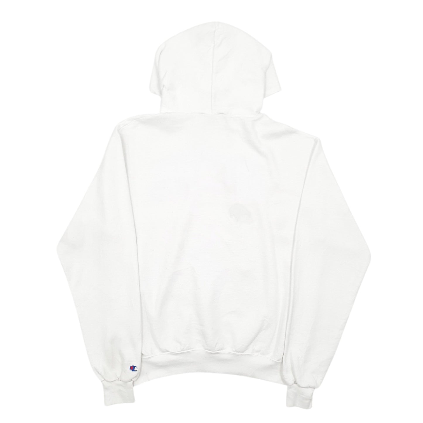 Mens White Champion  Hoodie Jumper