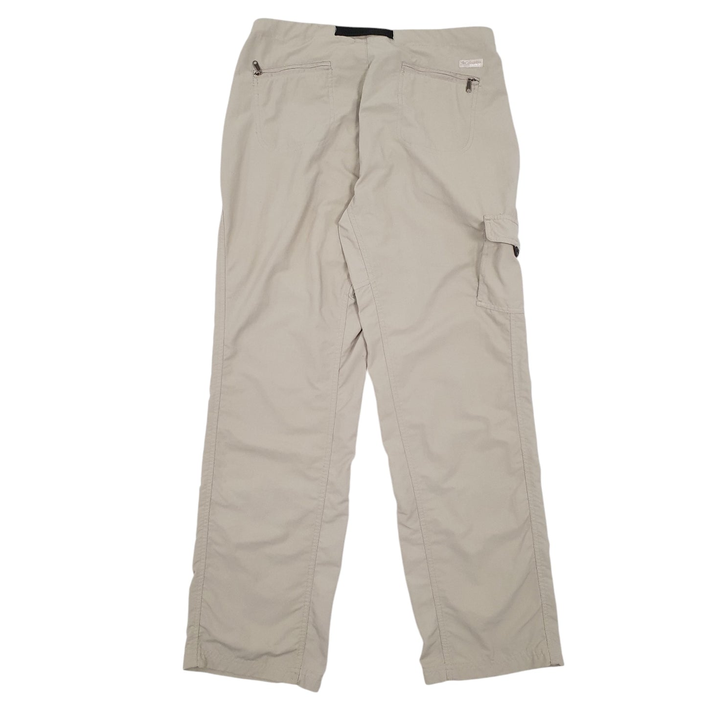 Womens Beige Columbia Sportswear Company Nylon Omni Dry Cargo Trousers
