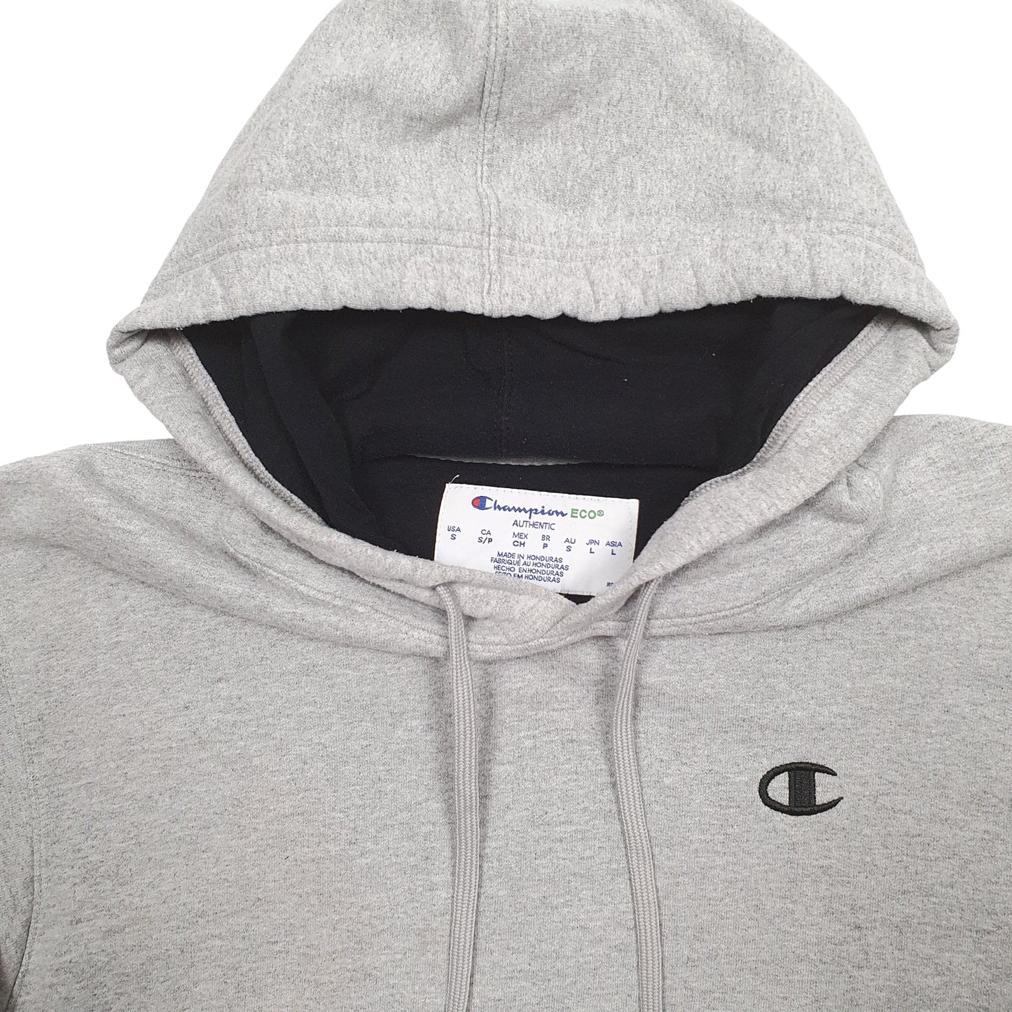 Mens Grey Champion  Hoodie Jumper