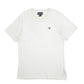 Mens White Barbour  Short Sleeve T Shirt