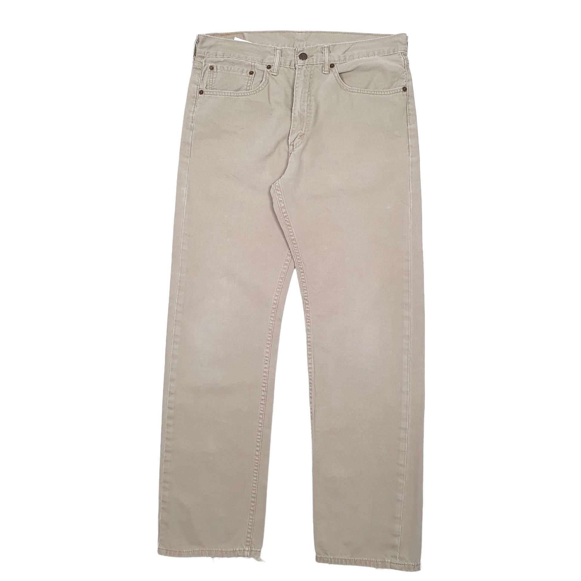 Mens Beige Levis  505 JeansW34 L32