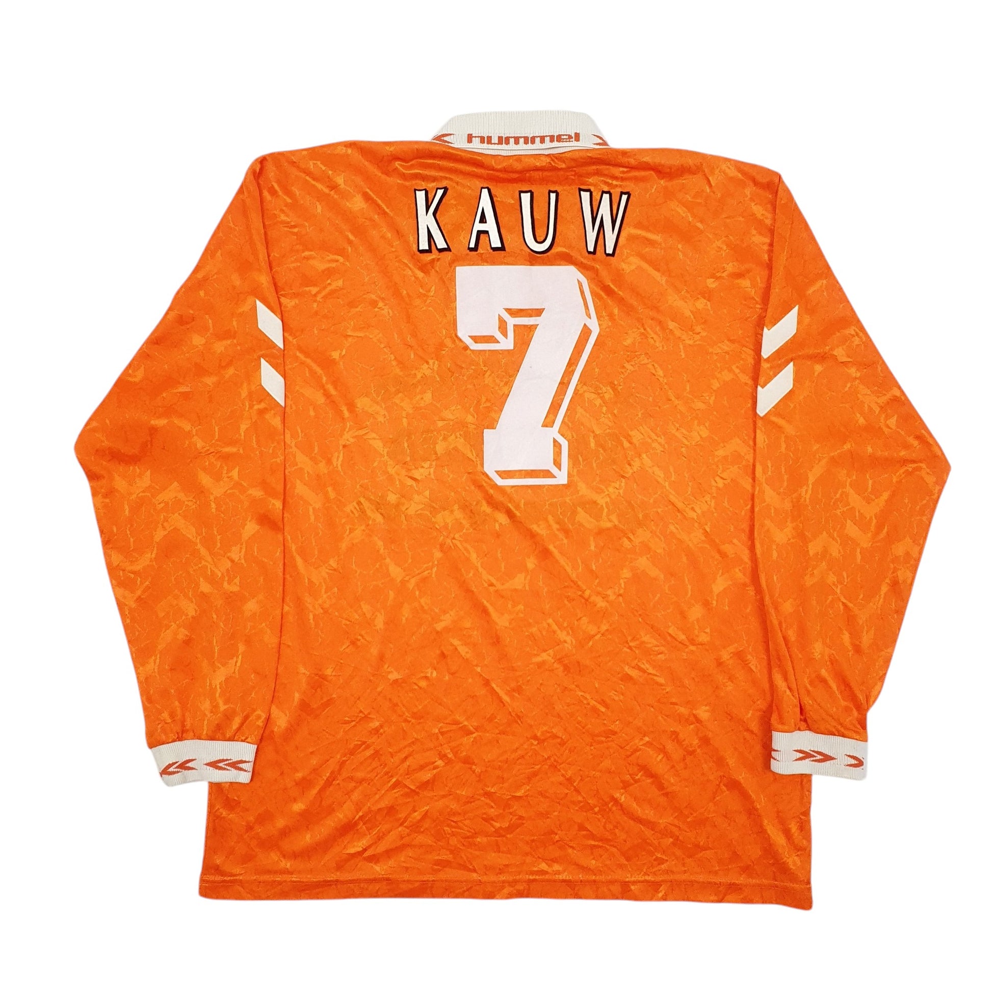 Mens Orange Hummel Vintage Dutch Long Sleeve T Shirt