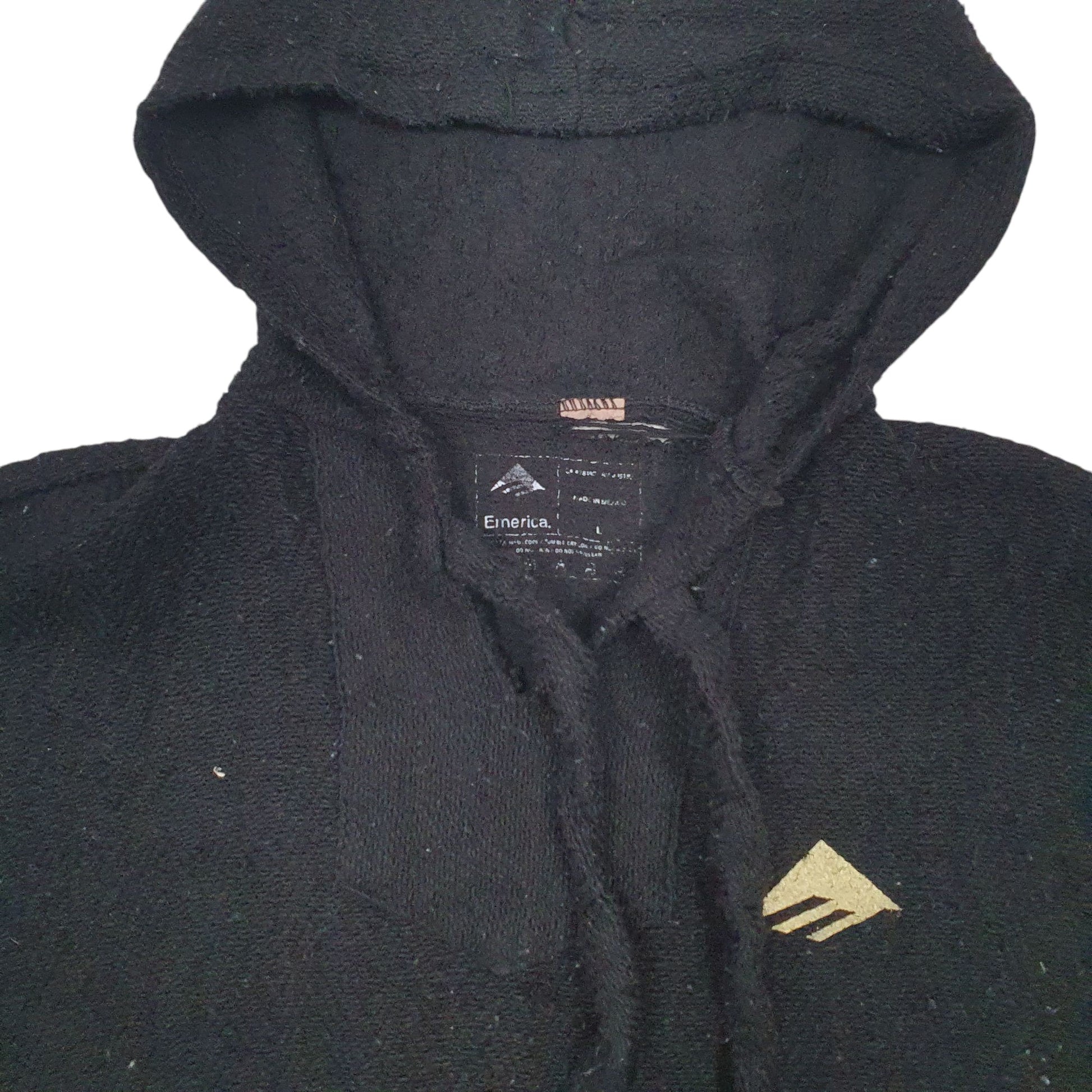 Mens Black Emerica  Hoodie Jumper
