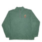 Mens Green NHL Minnesota Wild Hockey Quarter Zip Jumper