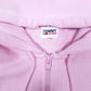 Womens Pink Tommy Hilfiger Quarter Zip Hoodie Jumper