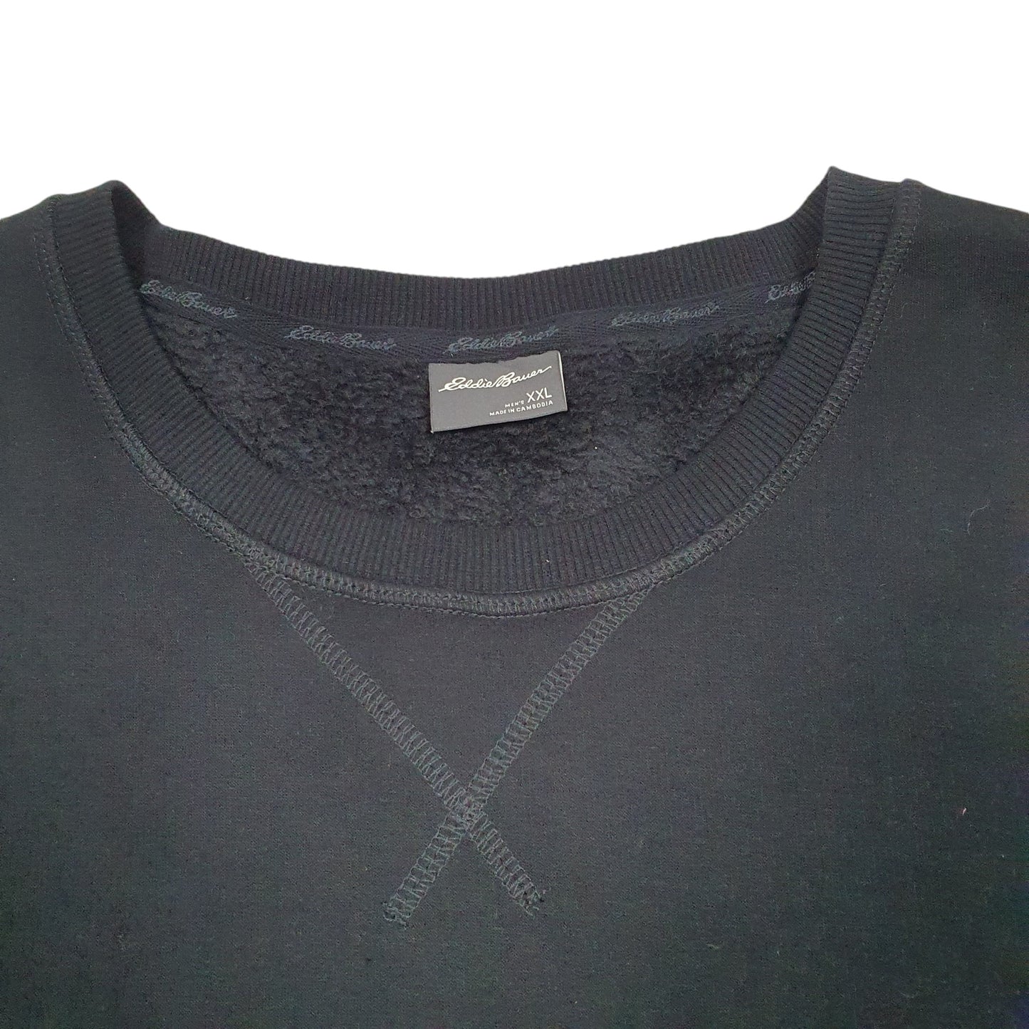 Mens Black Eddie Bauer  Crewneck Jumper