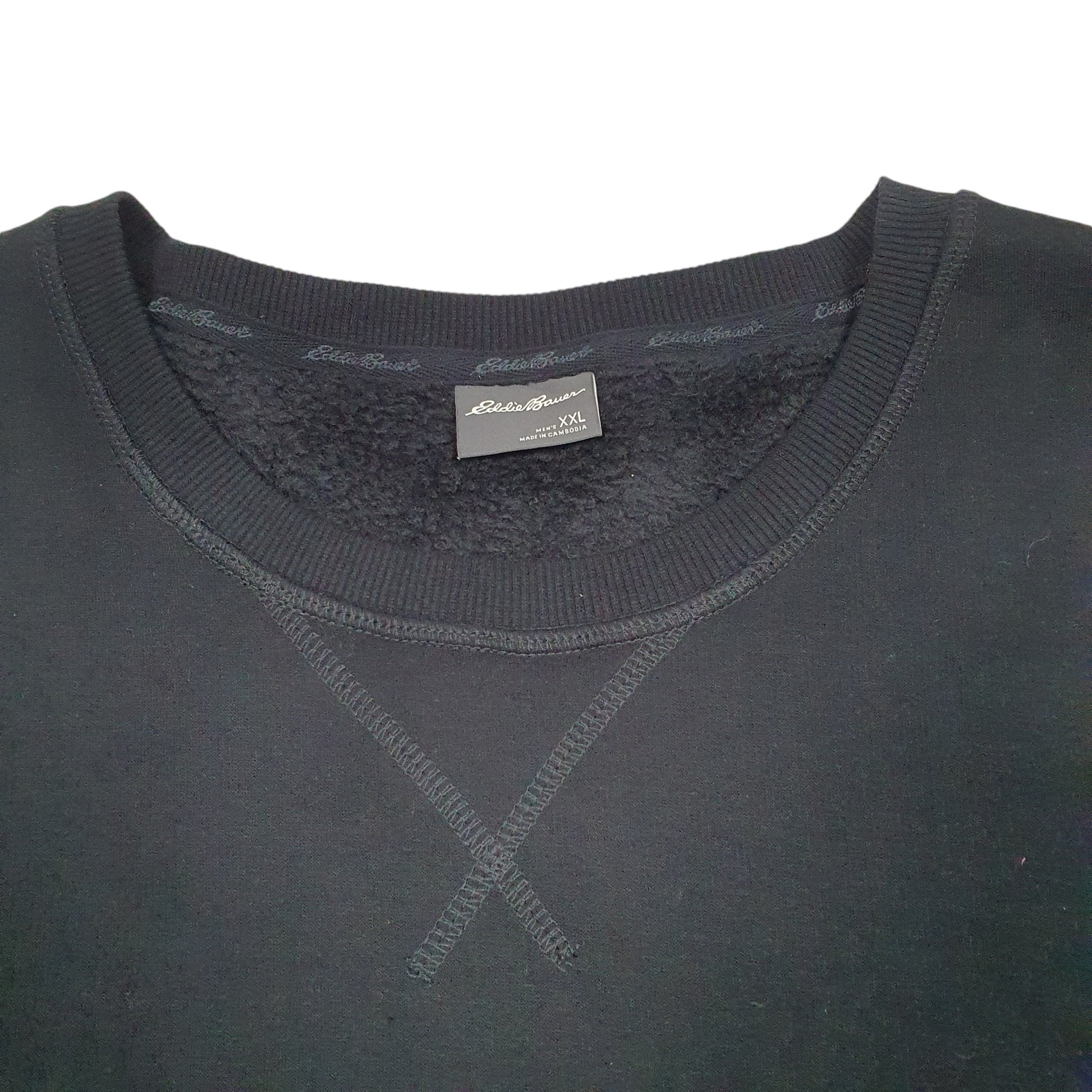 Mens Black Eddie Bauer  Crewneck Jumper
