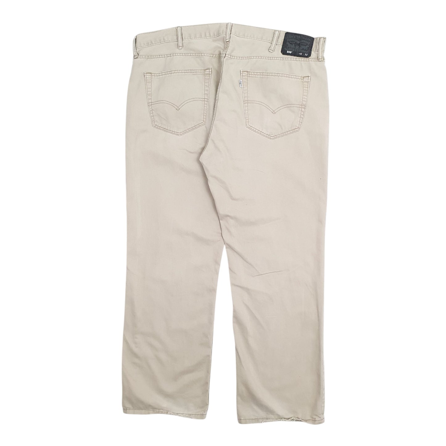 Mens Beige Levis  559 JeansW42 L32