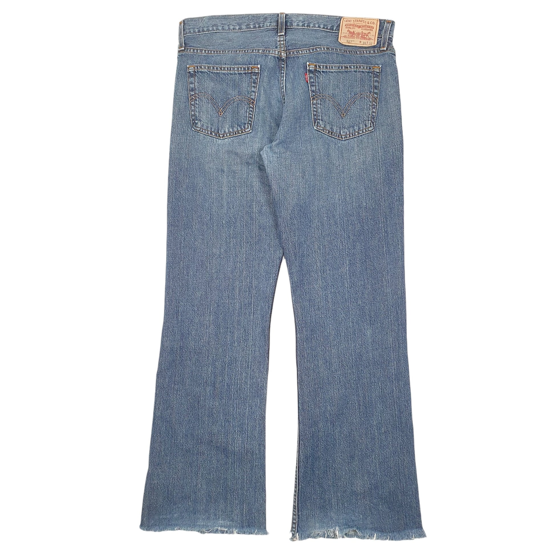 Mens Blue Levis  527 JeansW34 L32