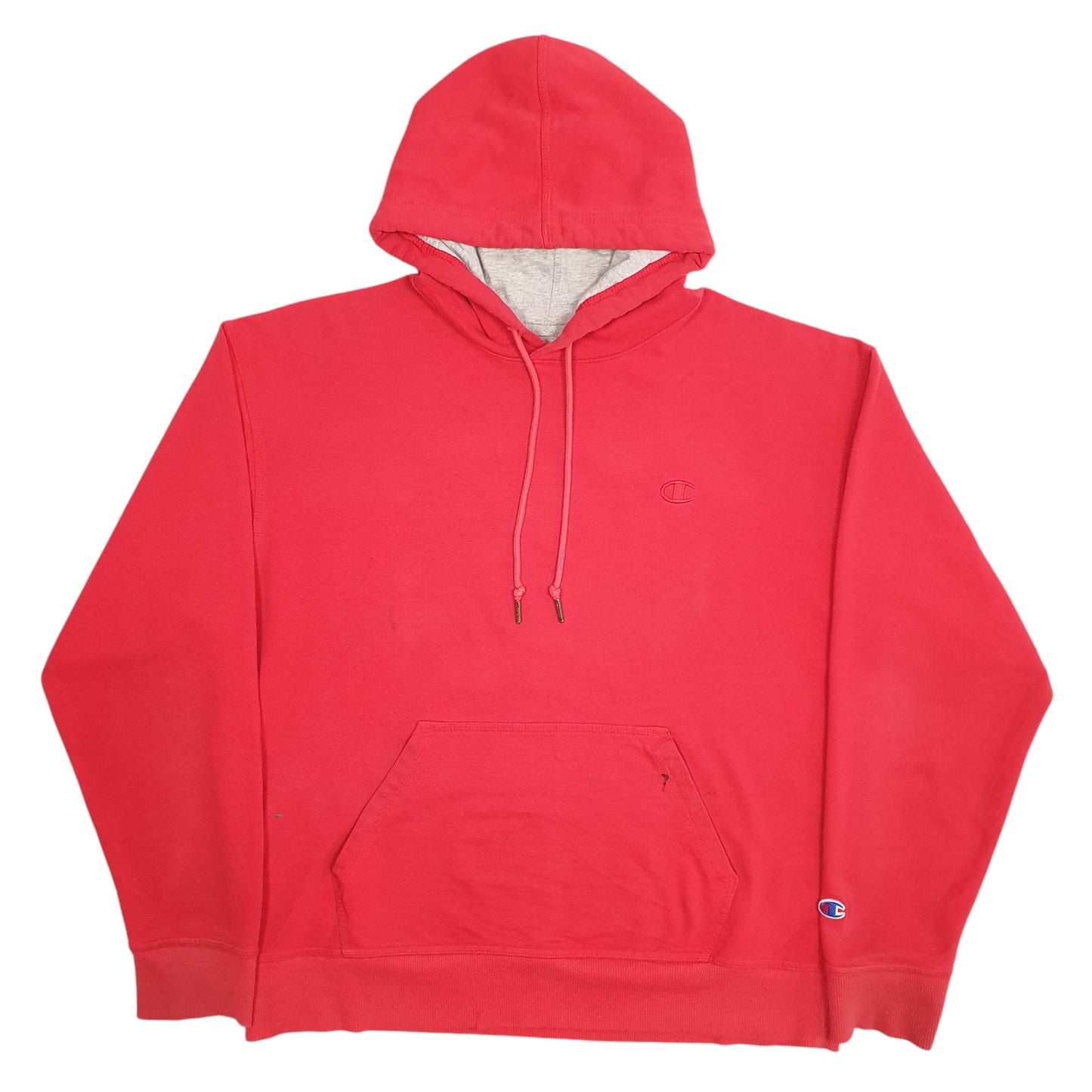 Mens Red Champion  Hoodie Jumper