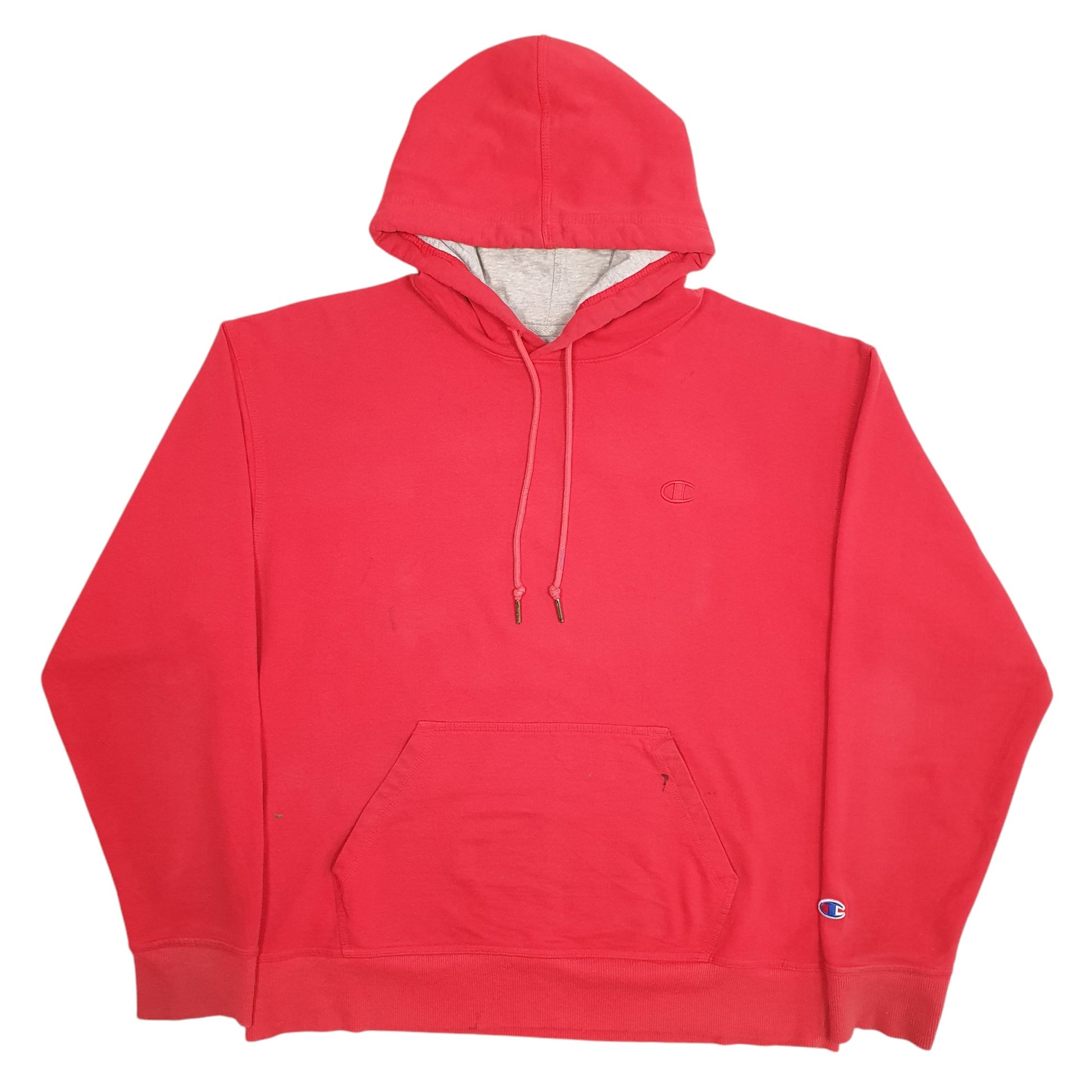 Mens Red Champion  Hoodie Jumper