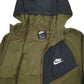 Mens Green Nike  Full Zip Jumper