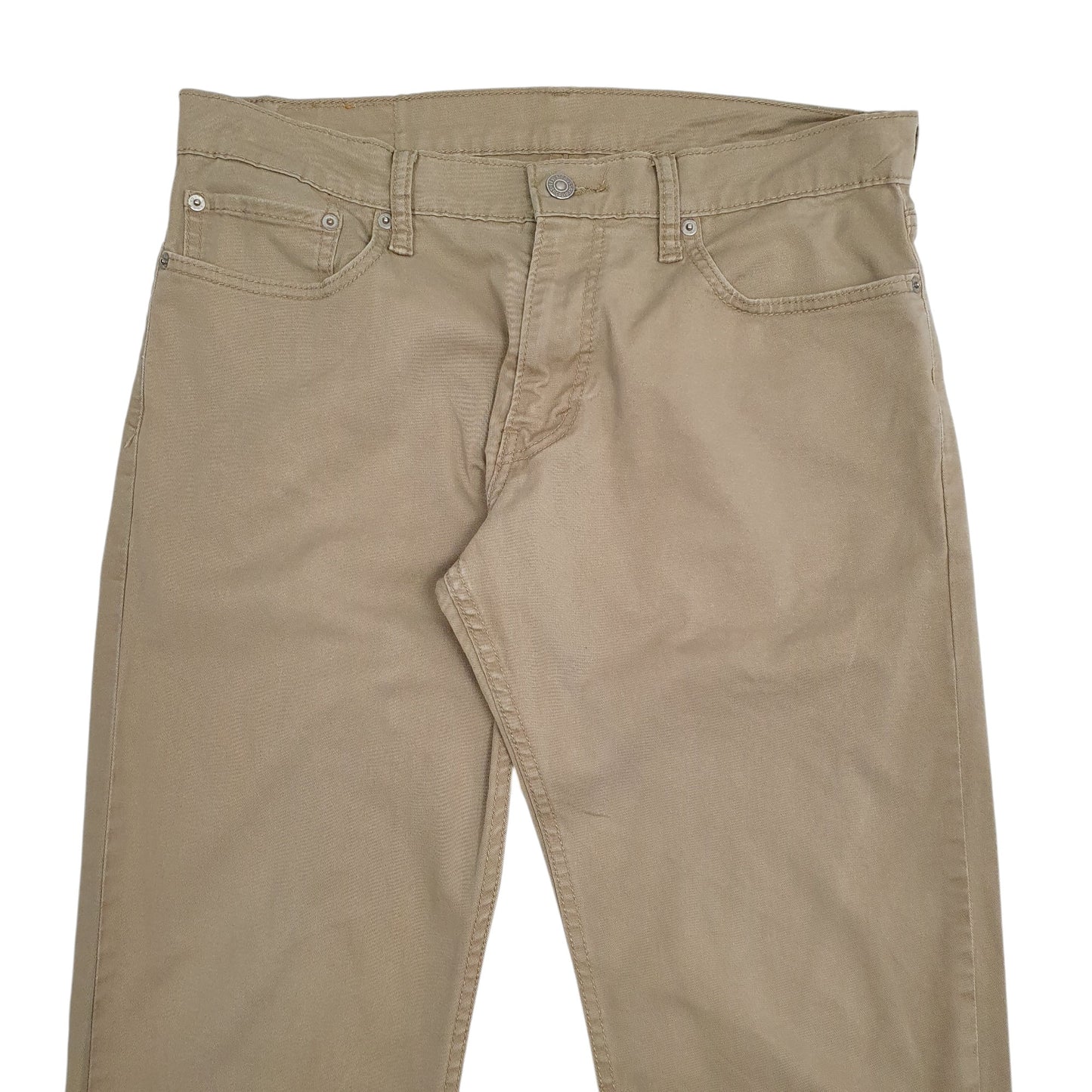 Mens Beige Levis  514 JeansW33 L30