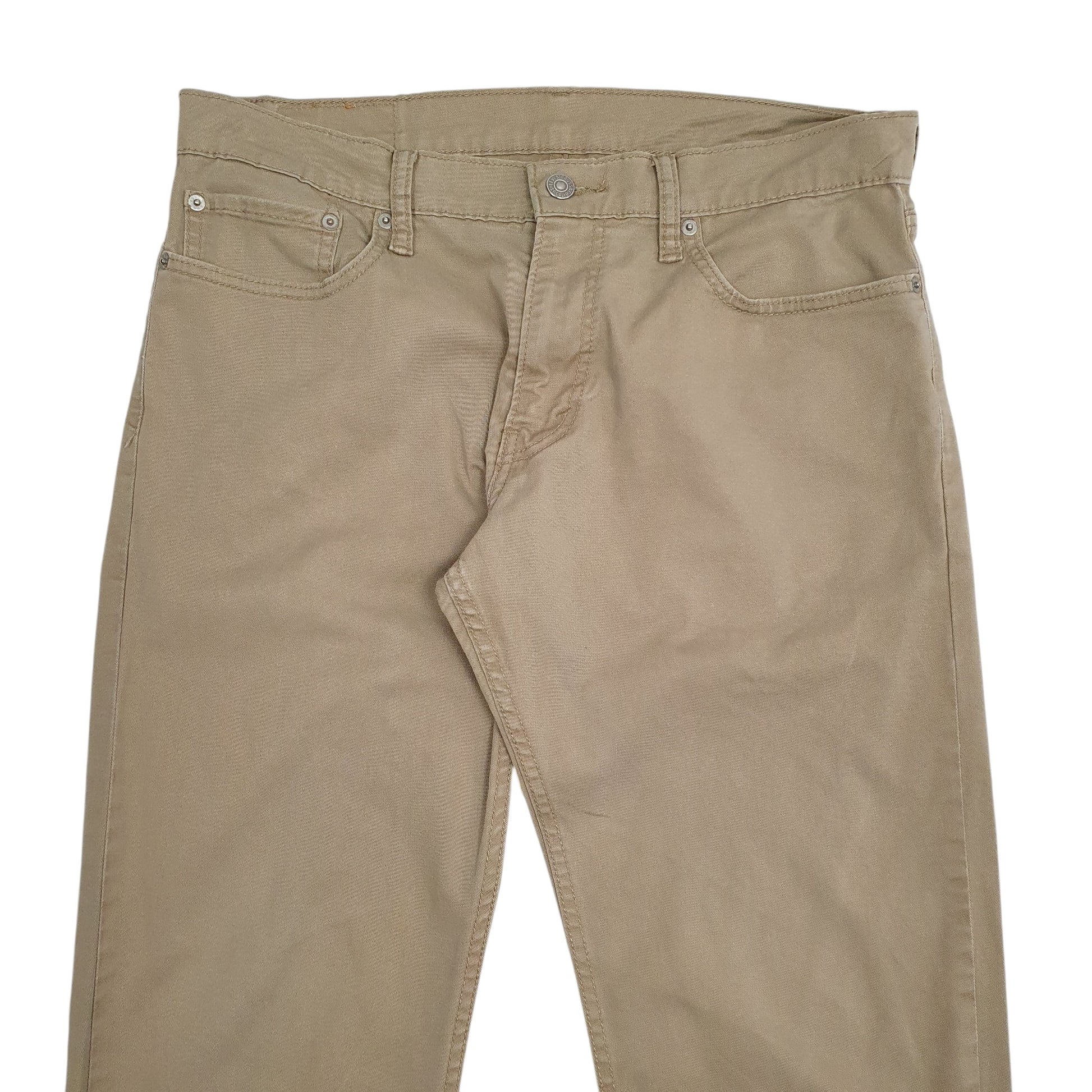 Mens Beige Levis  514 JeansW33 L30