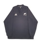 Mens Black Adidas All Black's Rugby Kiwi New Zealand Long Sleeve Shirt