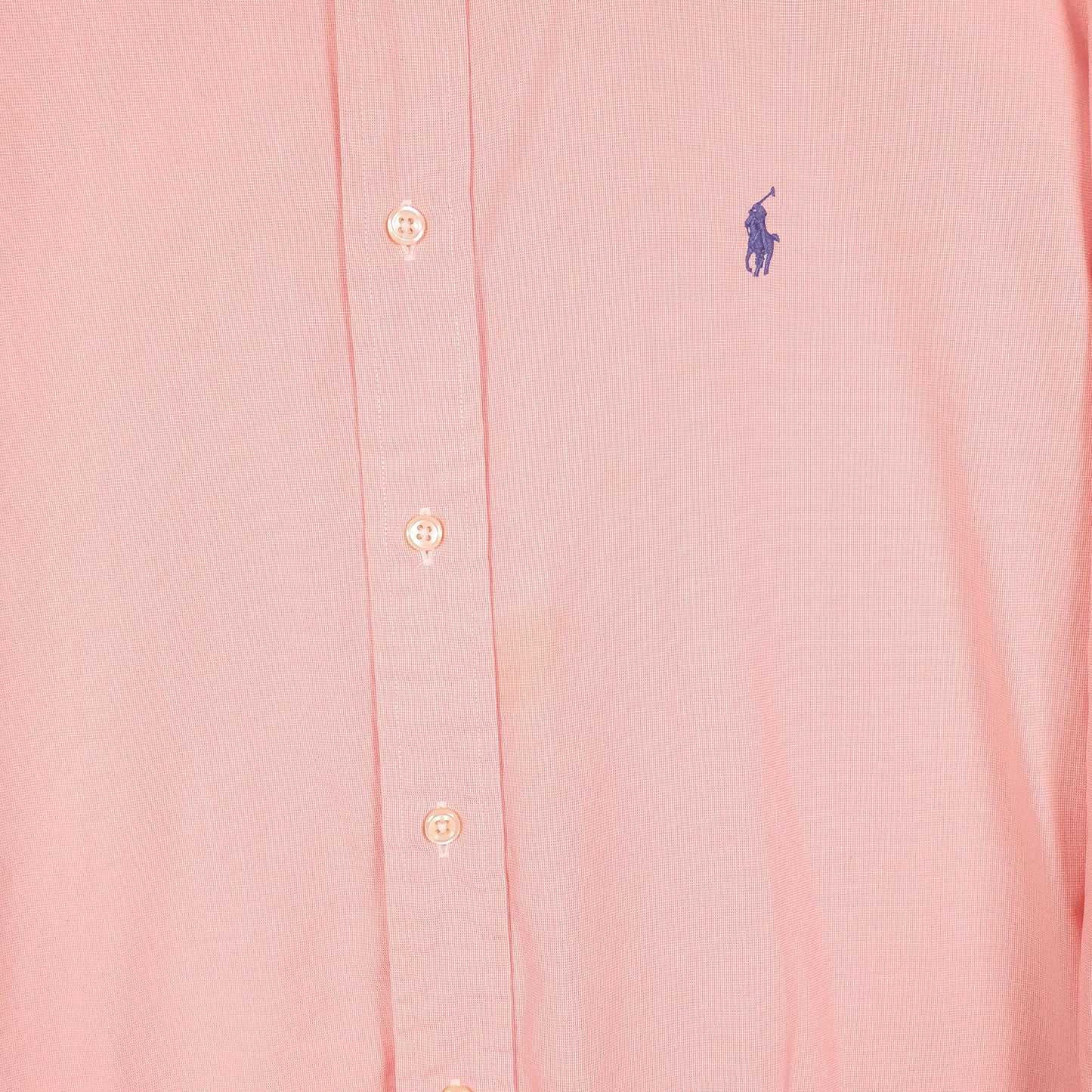 Mens Pink Ralph Lauren Oxford Long Sleeve Shirt