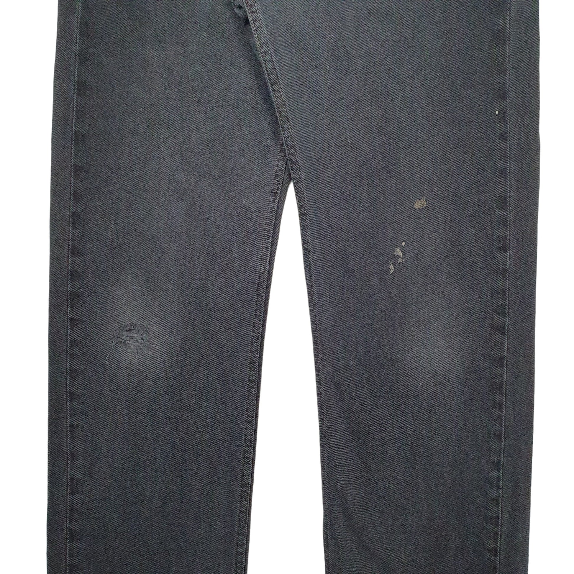 Mens Black Levis  505 JeansW34 L32