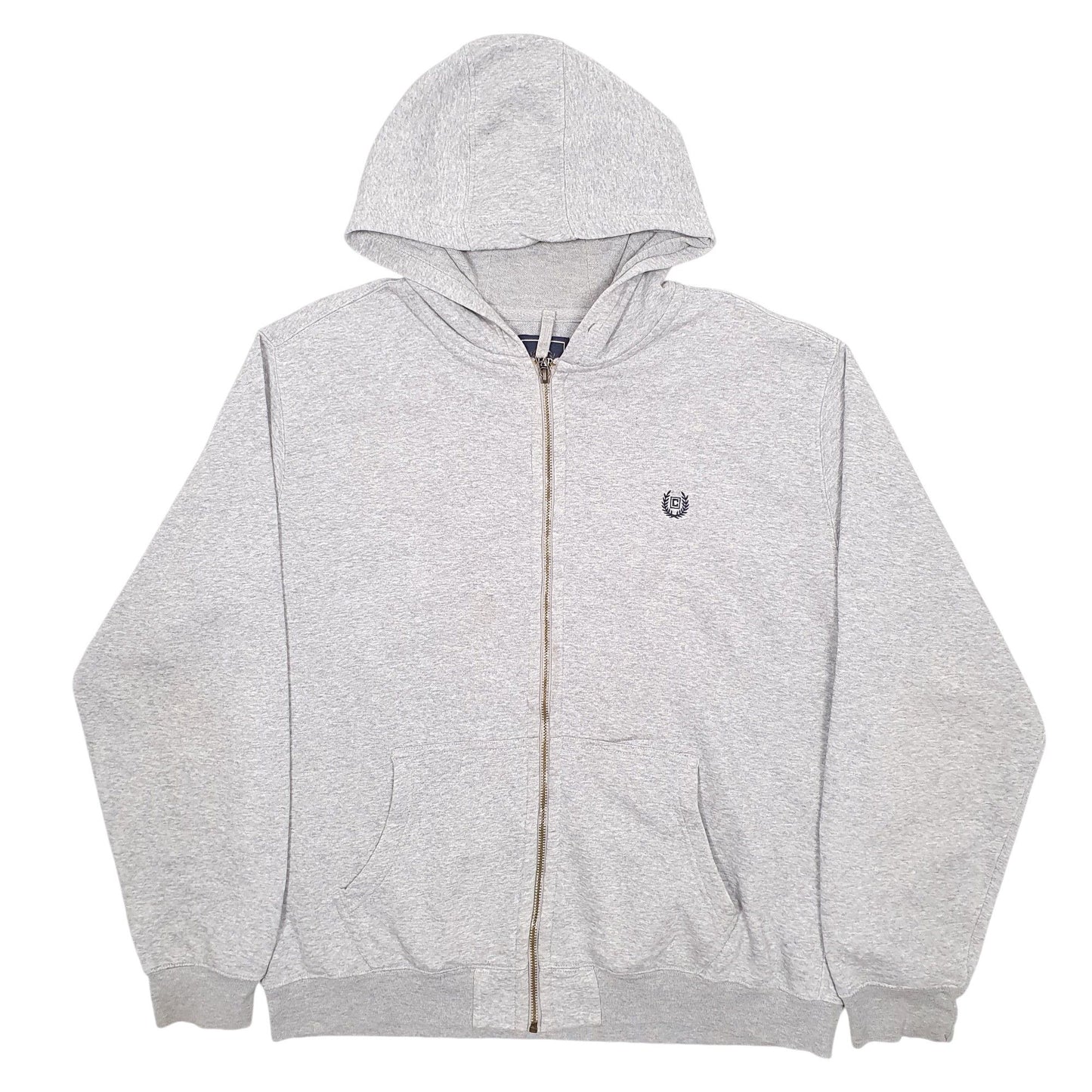 Mens Grey Ralph Lauren Full Zip Hooded Hoodie Jumper