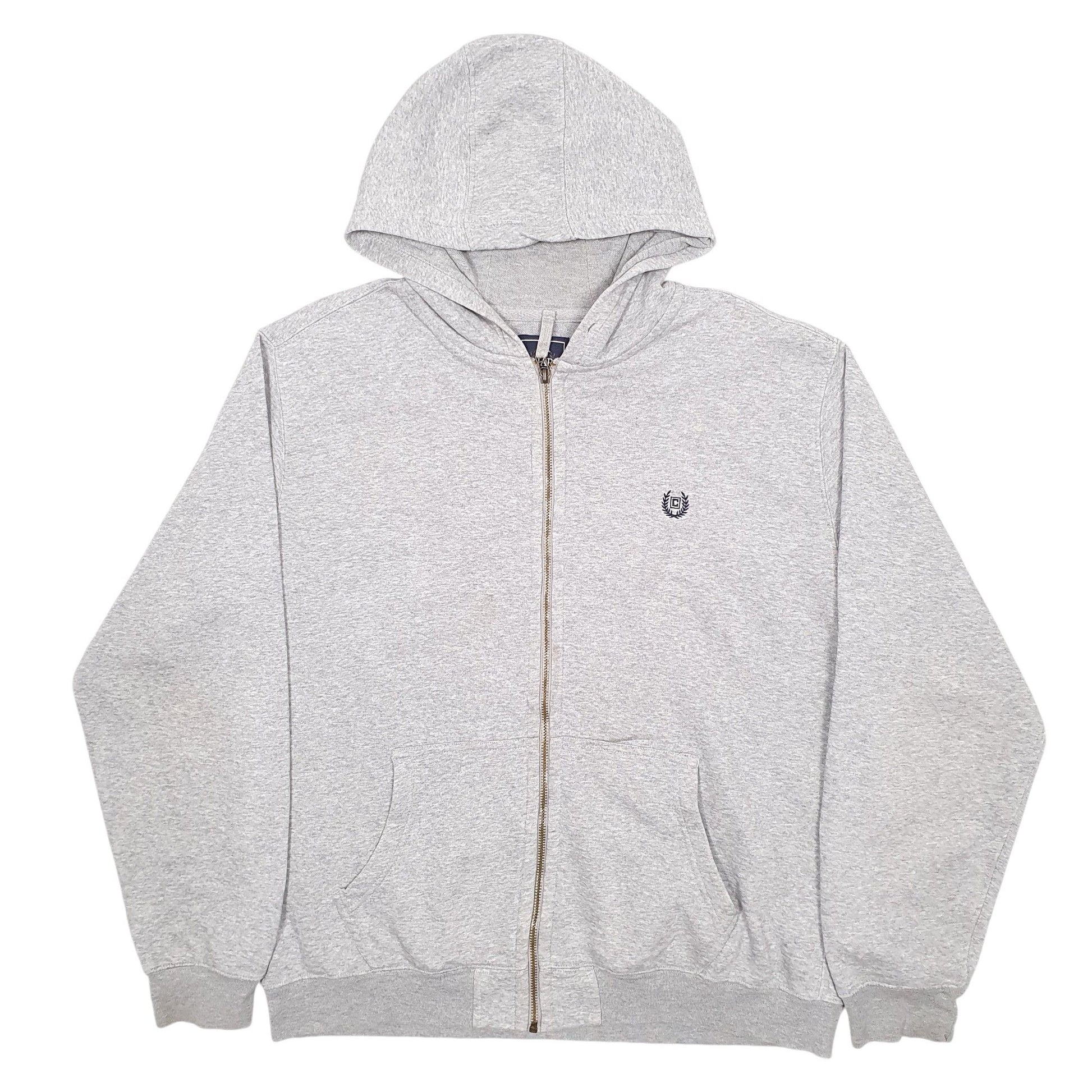 Mens Grey Ralph Lauren Full Zip Hooded Hoodie Jumper