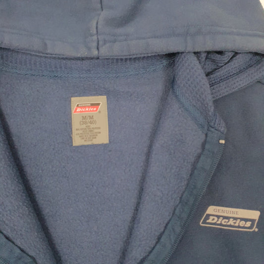 Mens Blue Dickies  Full Zip Jumper