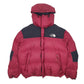 Mens Burgundy The North Face Baltoro Summit Series Windstopper Hoodie Coat