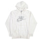 Mens White Nike Spellout Full Zip Jumper