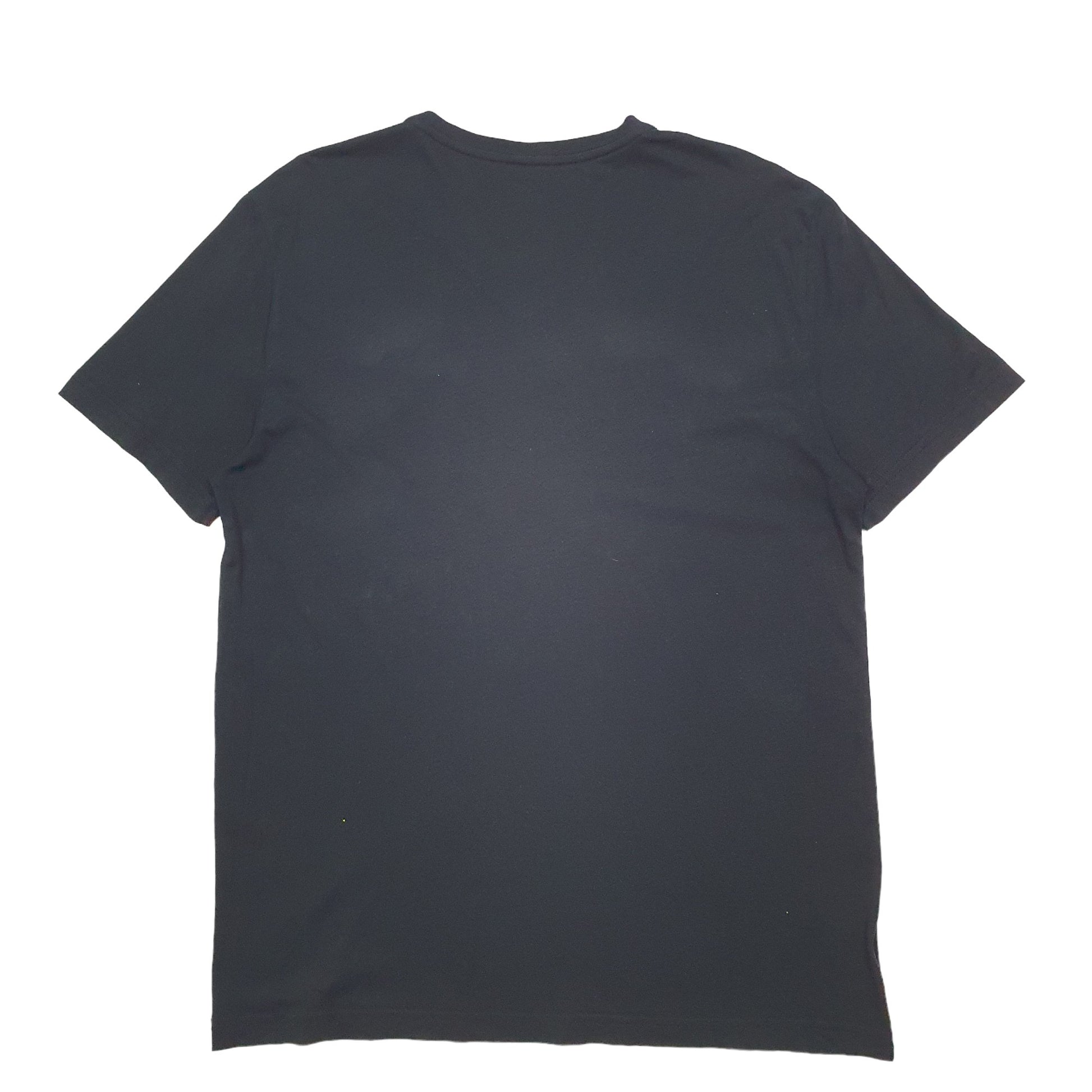 Mens Black Lacoste  Short Sleeve T Shirt